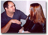 Mike Pingel from CharliesAngels.com chatting with Angelic Kate Jackson