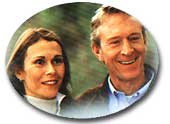 Kate Jackson and Ted Shackelford star in Miracle Dogs on Animal Planet on August 16, 2003