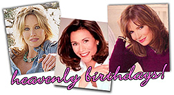 Three of our favorite Angels are sharing their Birthday's in October! Tanya Roberts (Oct. 15), Kate Jackson (Oct. 29), and Jaclyn Smith (Oct. 26)! 